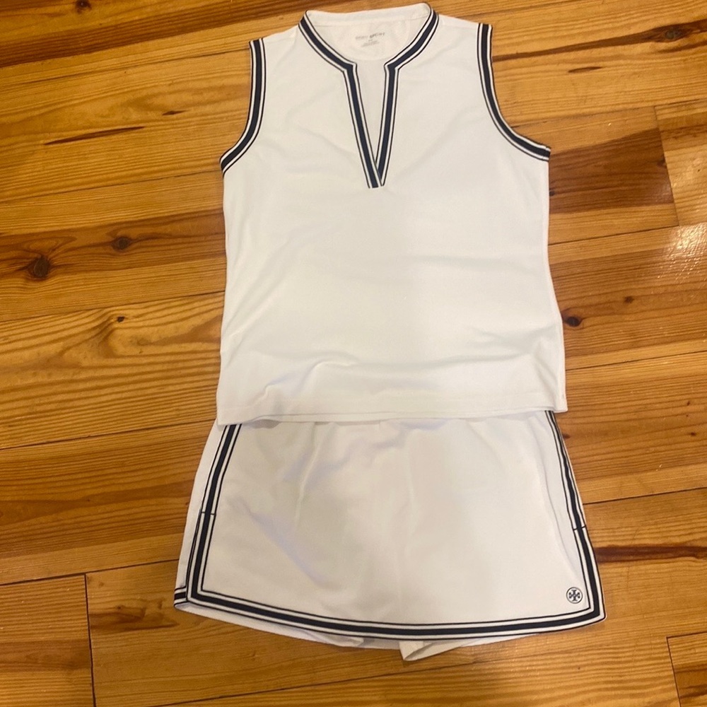 Tory Burch tennis shirt and skirt